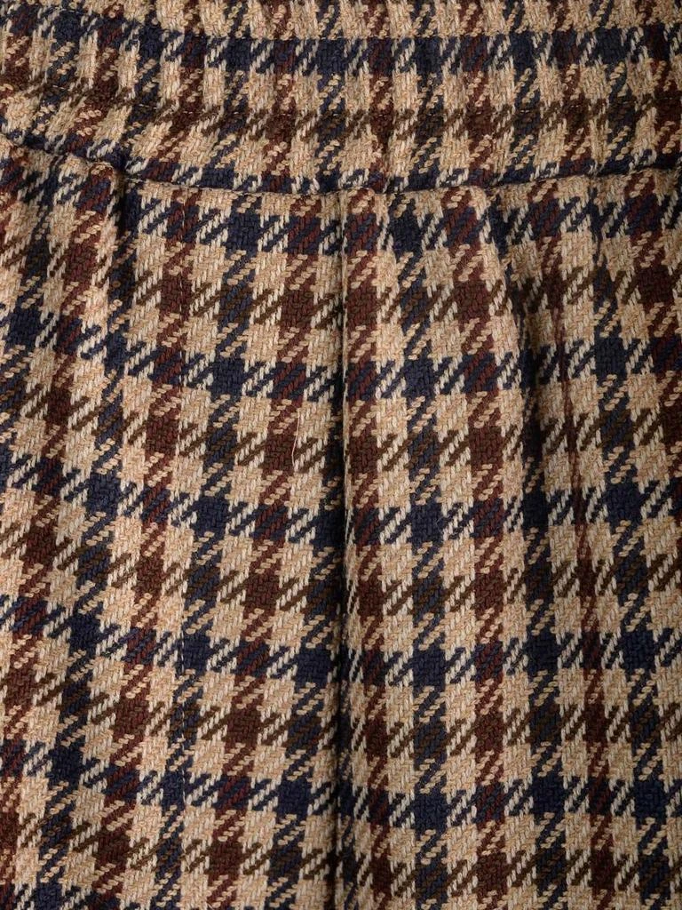 Weekend Max Mara Weekend Max Mara Ebe Checked Wide Leg Trousers 5