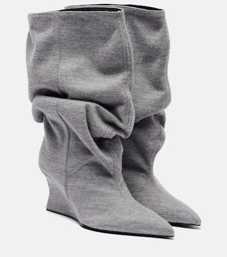 Balmain Draped ankle boots 1