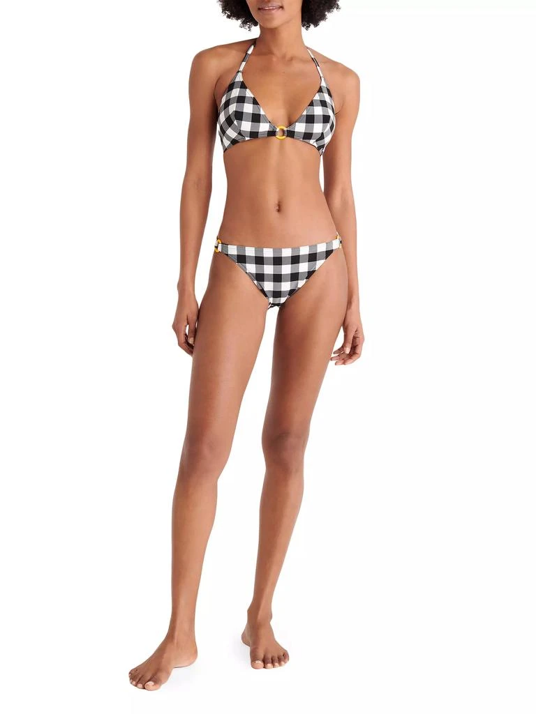 ERES Culture Gingham Triangle Bikini Top 2