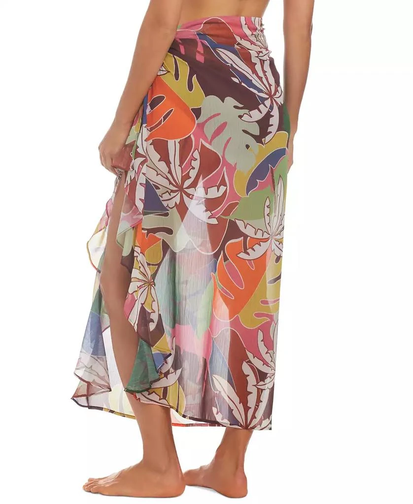 Bleu Rod Beattie Women's Tropical-Print Sarong Cover-Up 2