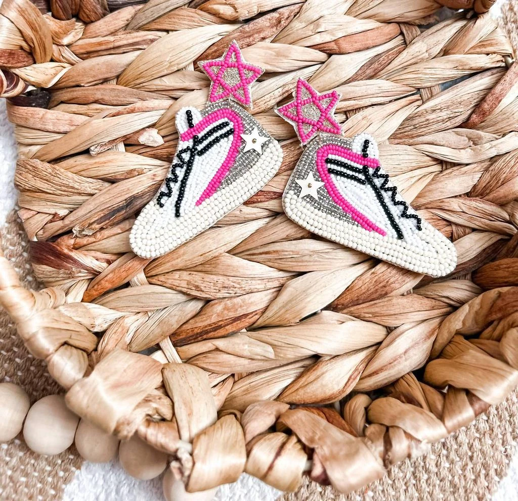 White Label White Label - Women
s Gg Beaded Sneaker Earrings 2