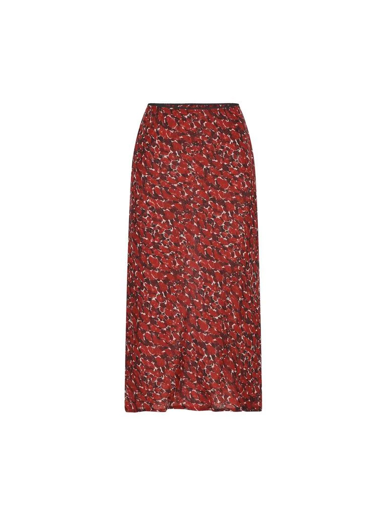 Yves Saint Laurent Saint Laurent Spotted Midi Skirt 1