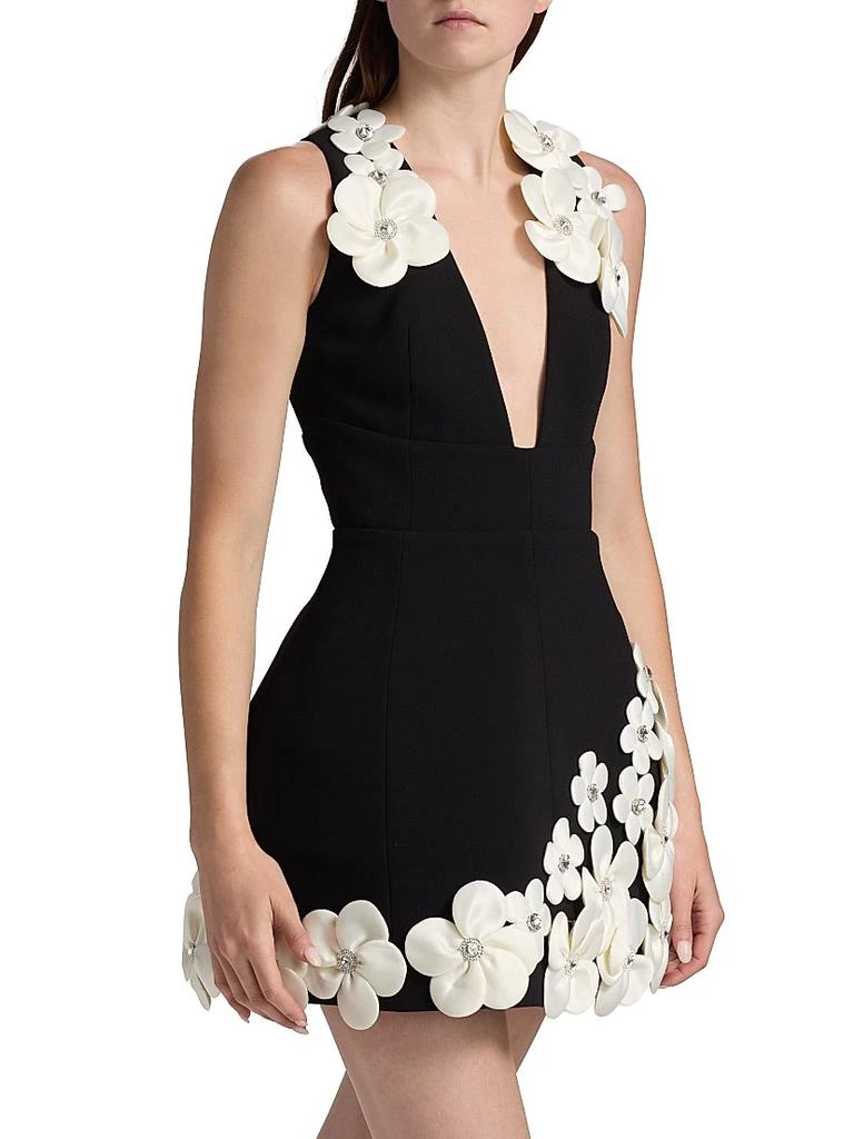 BRONX AND BANCO Estelle Floral Appliqué Fit 
Flare Minidress 4