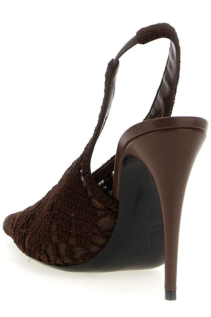 Magda Butrym Magda Butrym Slingback Crochet Heels 3