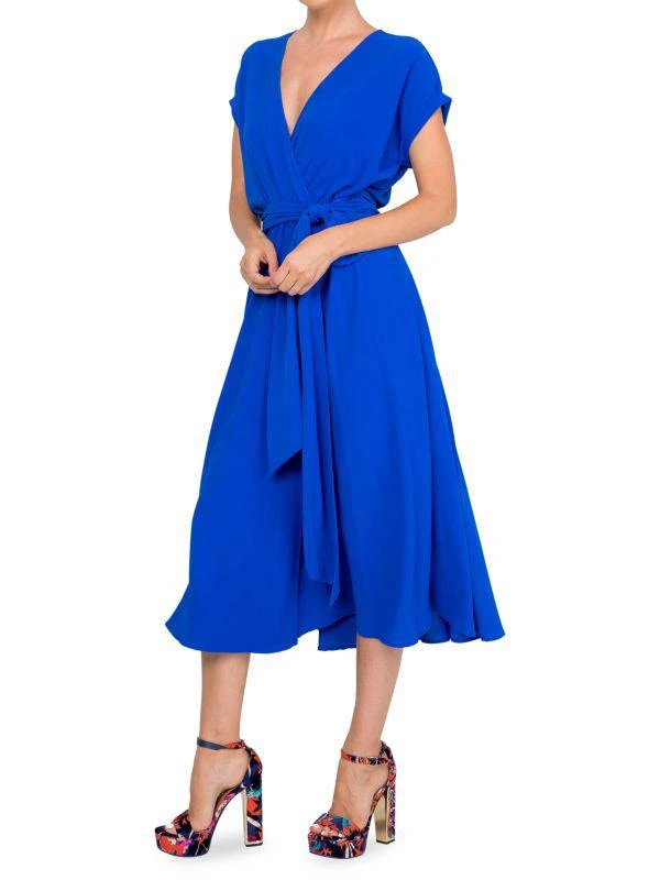 Meghan LA Jasmine Wrap Midi Dress 3