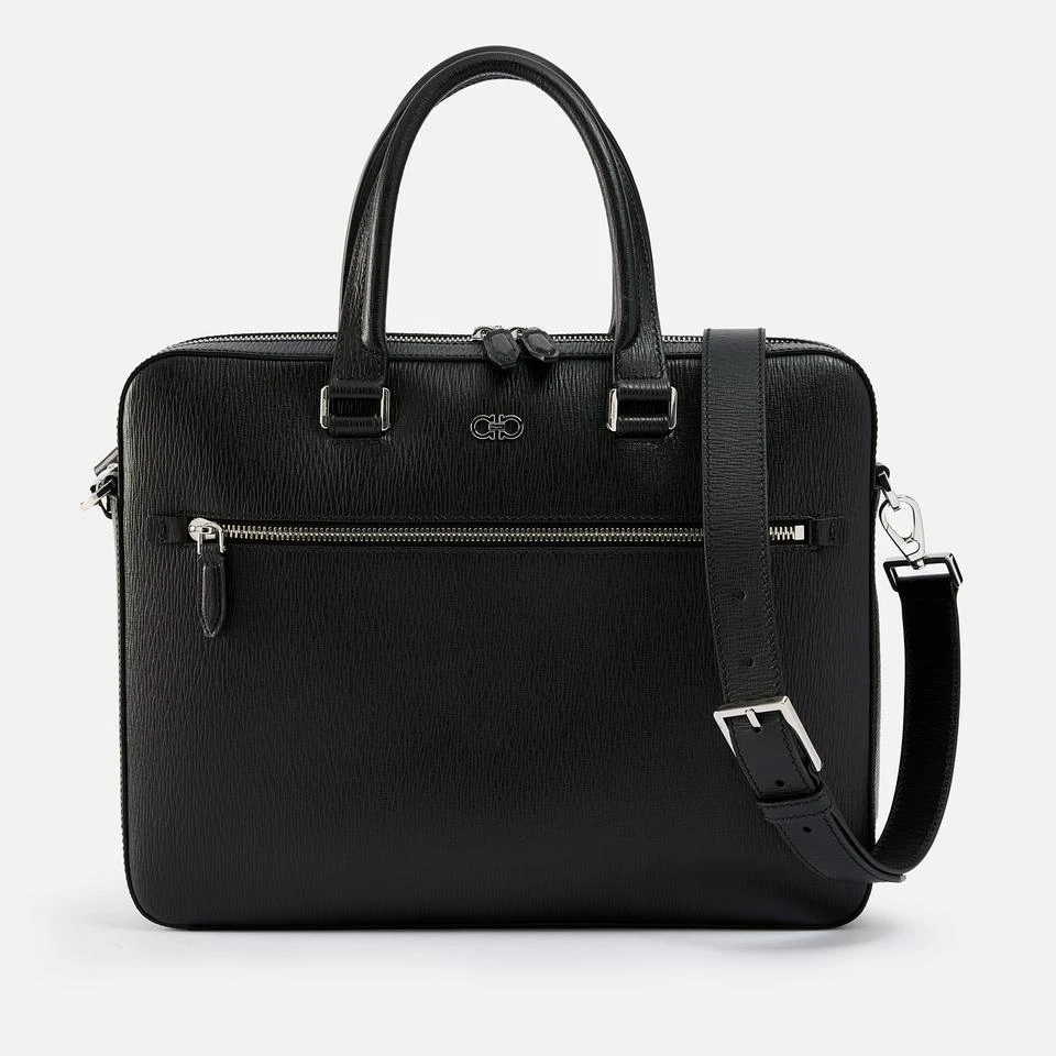 Salvatore Ferragamo Ferragamo Textured Leather Briefcase 1