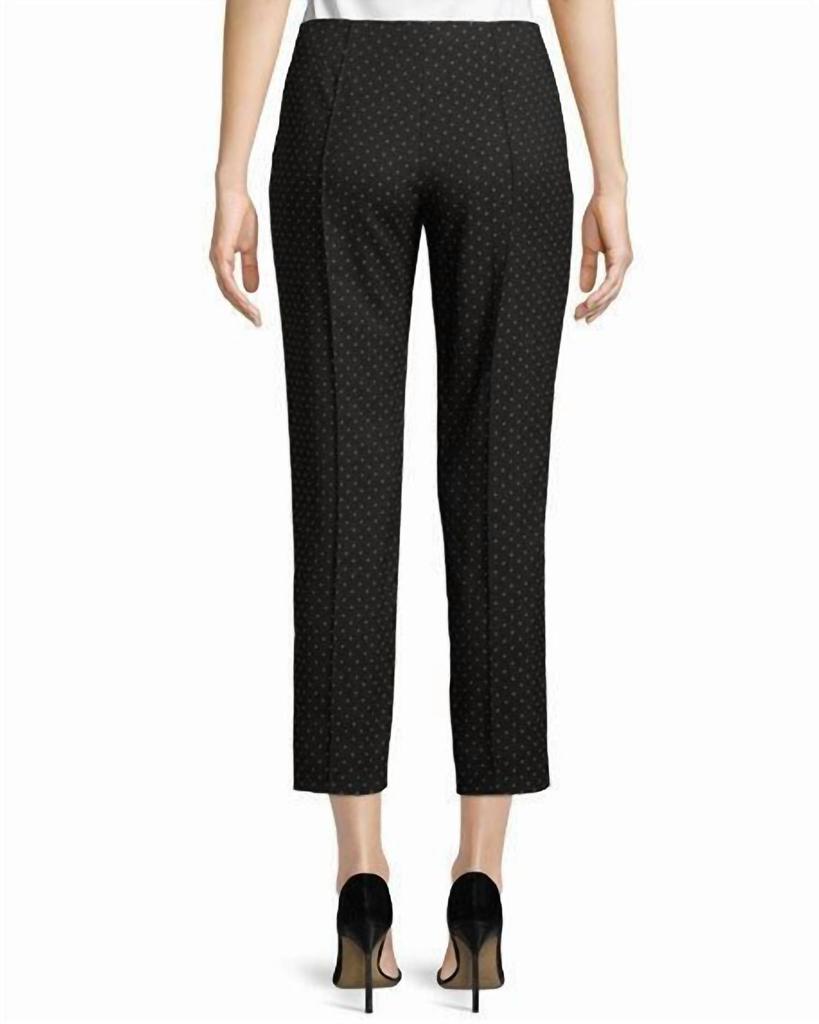 Piazza Sempione Piazza Sempione - Honia Dots Straight Leg Ankle Crop Pant