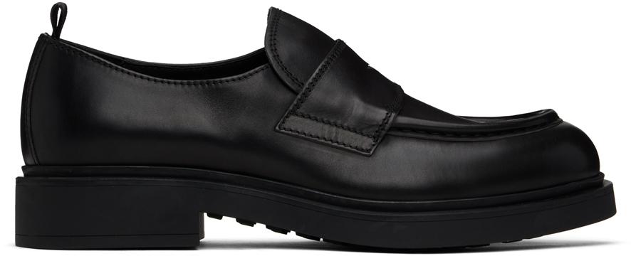 Officine Creative Black Engineer 001 Loafers