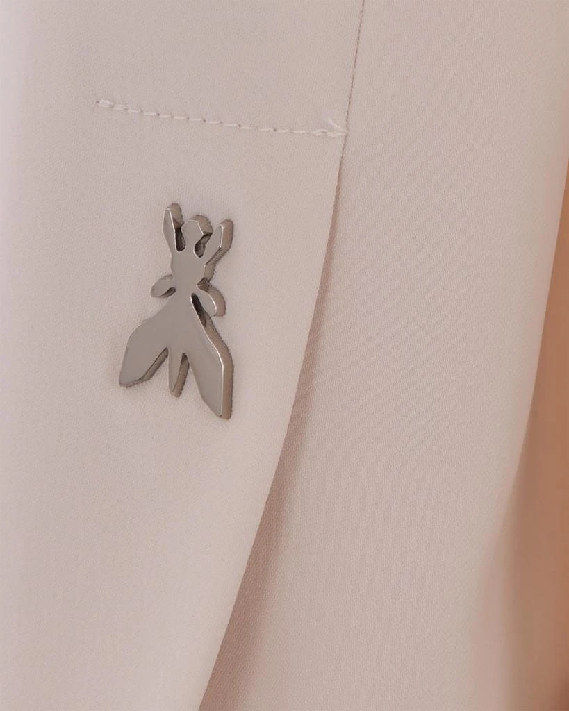 PATRIZIA Warm Ivory Crepe Oversized Blazer 3