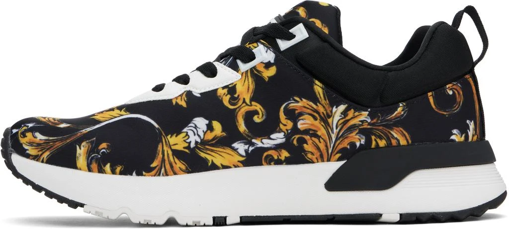 Versace Black & Gold Dynamic Sneakers 3
