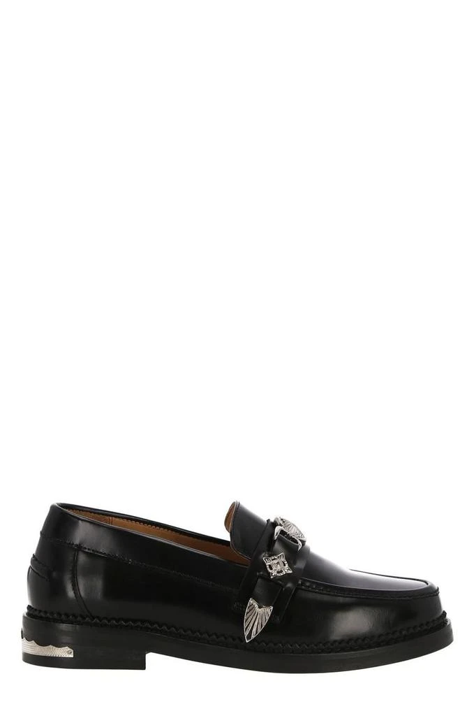 Toga Pulla Toga Pulla Stud Embellished Round Toe Loafers 1