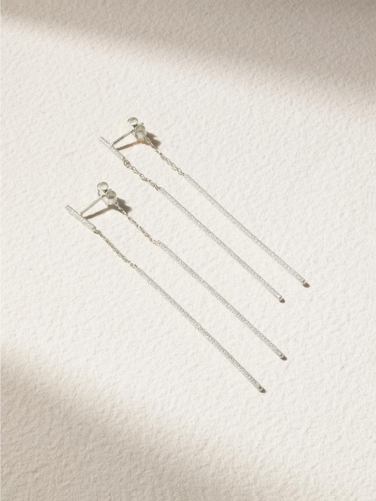 CAROLINA BUCCI Florentina Magic Wand 18k 白金耳环