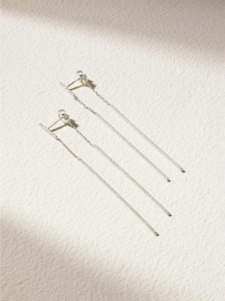 CAROLINA BUCCI Florentina Magic Wand 18k 白金耳环 1