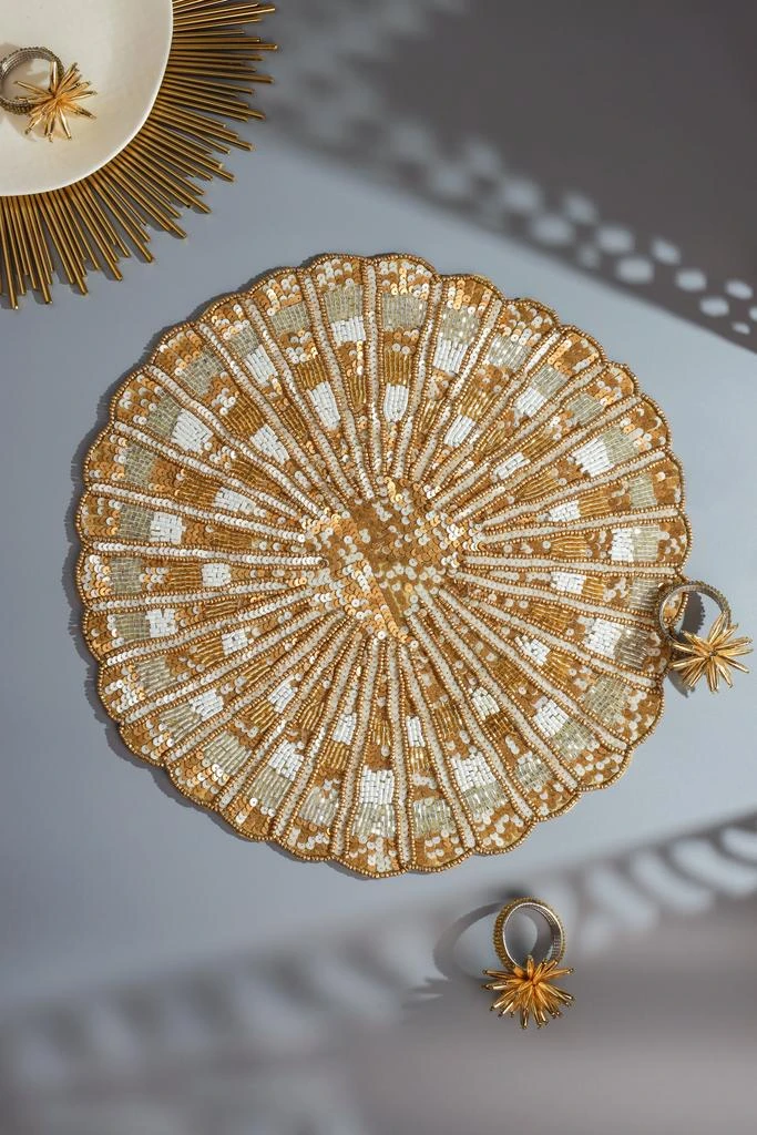 Tiramisu The "Gilded Imperial" Beaded Charger 2