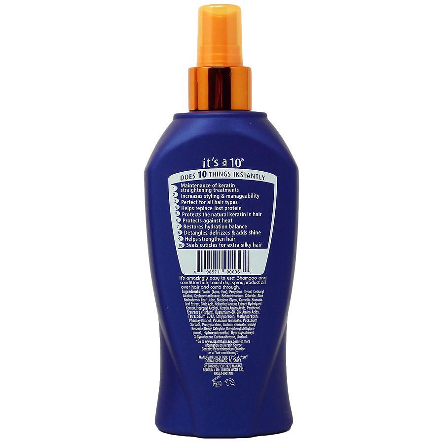 it's a 10 Miracle Leave-In Plus Keratin