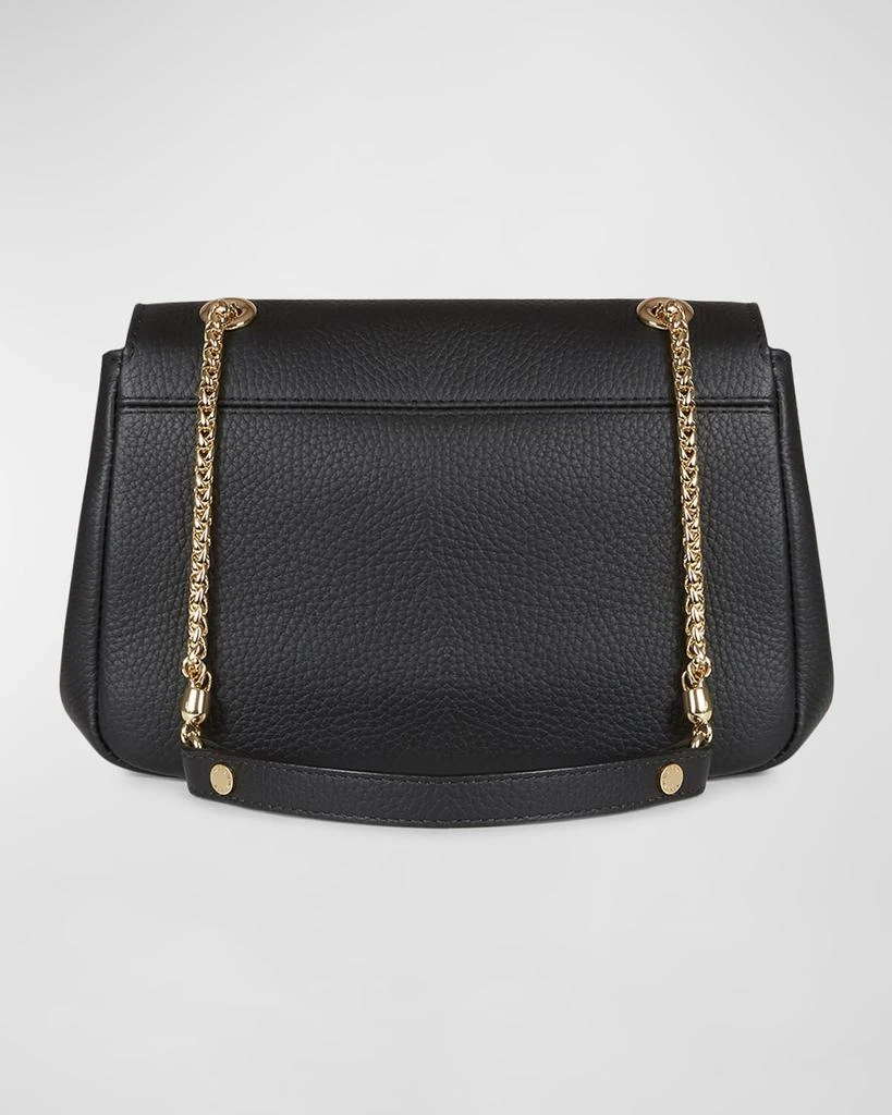 Strathberry East-West Flap Leather Chain Shoulder Bag 4