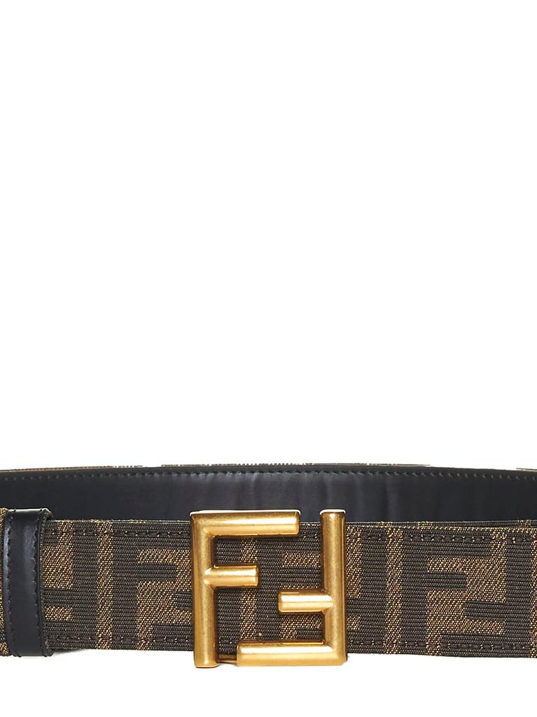 Fendi FENDI | Reversible FF Belt in Black Leather | Women | 80