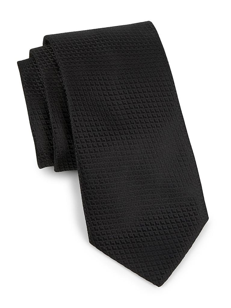 Canali Neat Silk Tie