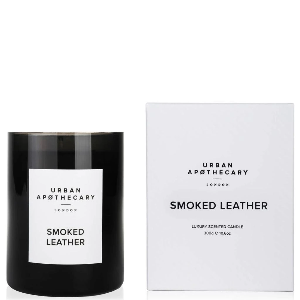 Urban Apothecary Urban Apothecary Smoked Leather Luxury Candle - 300g 1
