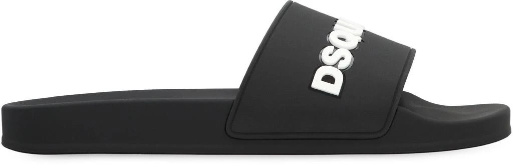 DSQUARED2 DSQUARED2 Logo Detail Rubber Slides 2