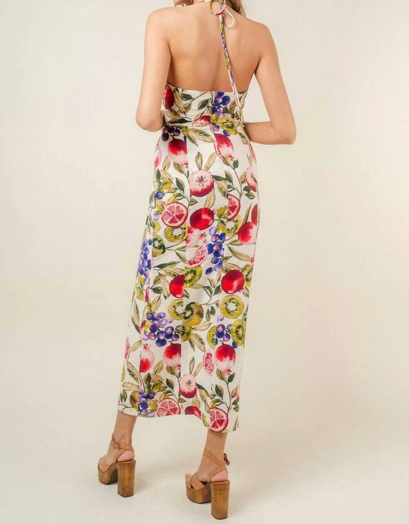 Fore Collection Fore Collection - Fruit Cut-out Maxi Dress 2