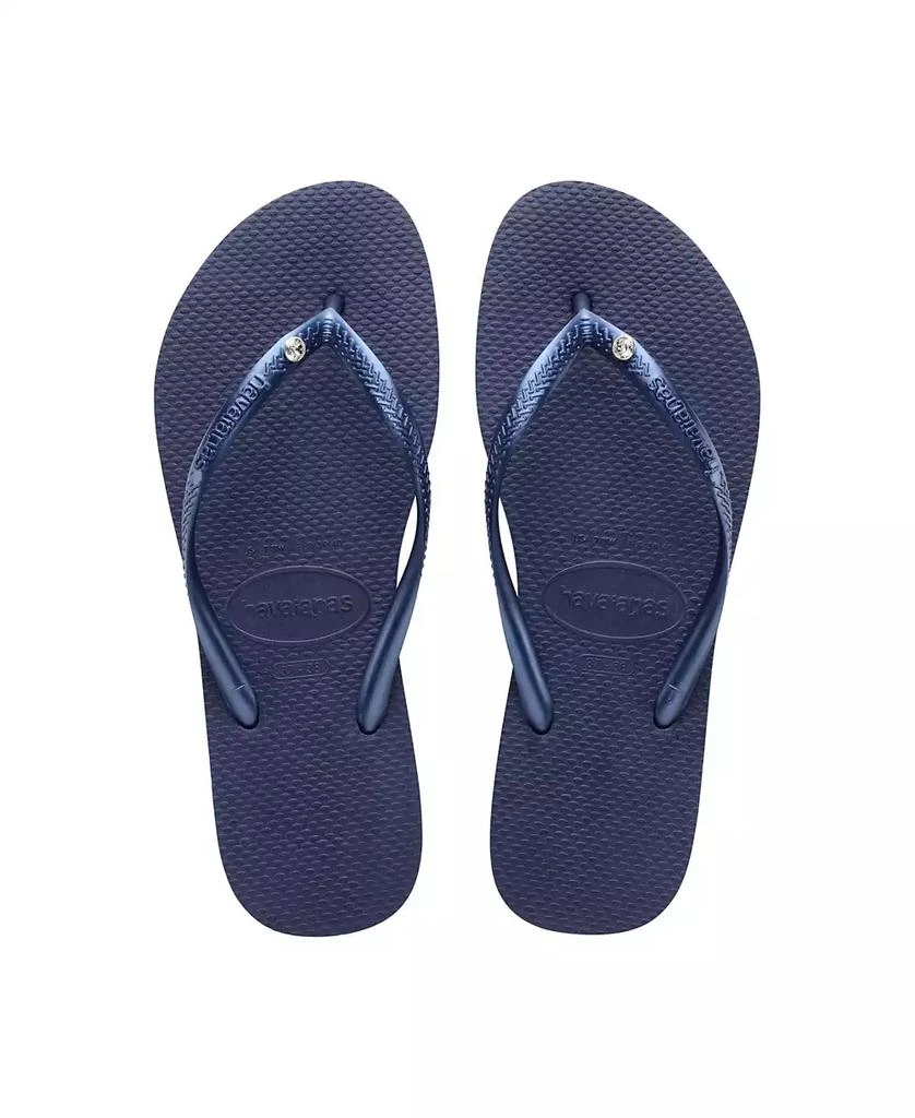 Havaianas Women's Slim Swarovski Crystal II Flip Flop Sandals 1
