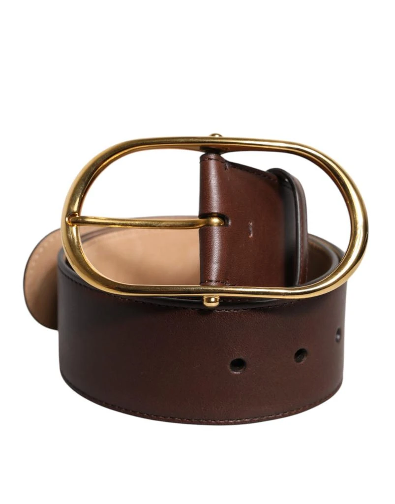 Dolce
Gabbana Leather Classic Metal Oval Buckle Men
s Belt