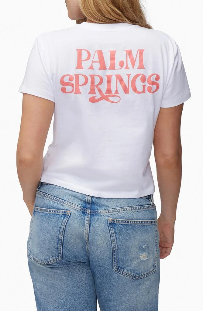 Wildfox Jaime Palm Springs Graphic Print T-Shirt 2