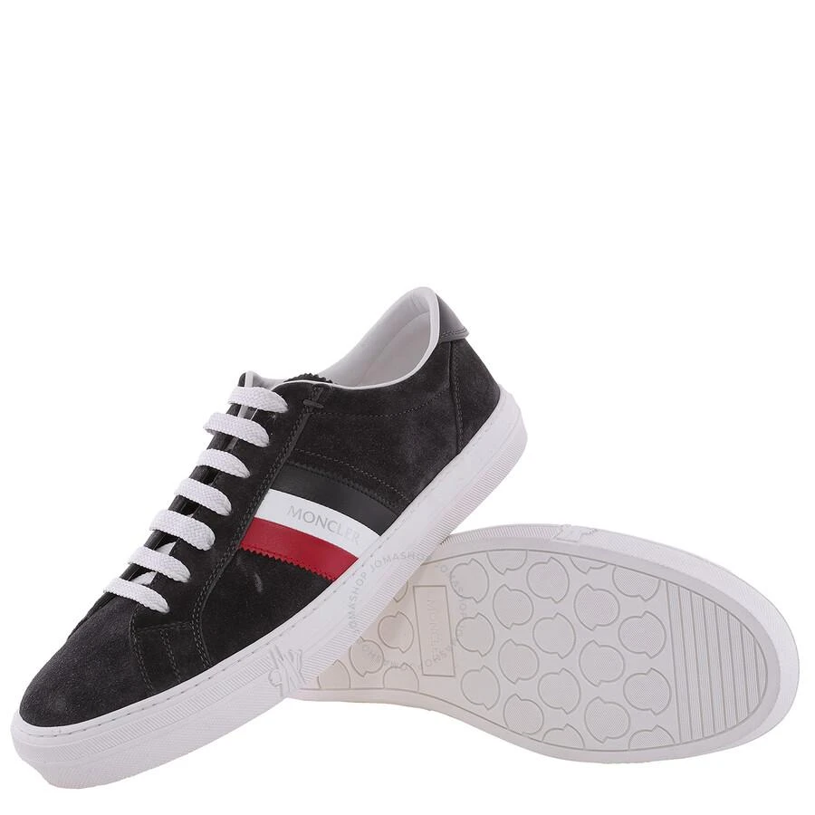 Moncler Men's Charcoal New Monaco Low-Top Sneakers 2
