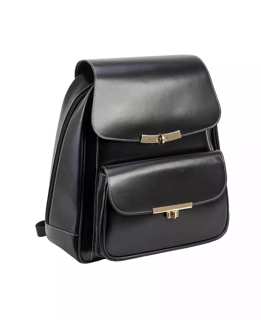 McKlein Kendall Leather Business Laptop Tablet Backpack
