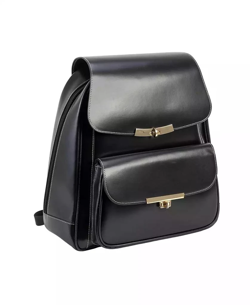 McKlein Kendall Leather Business Laptop Tablet Backpack 2