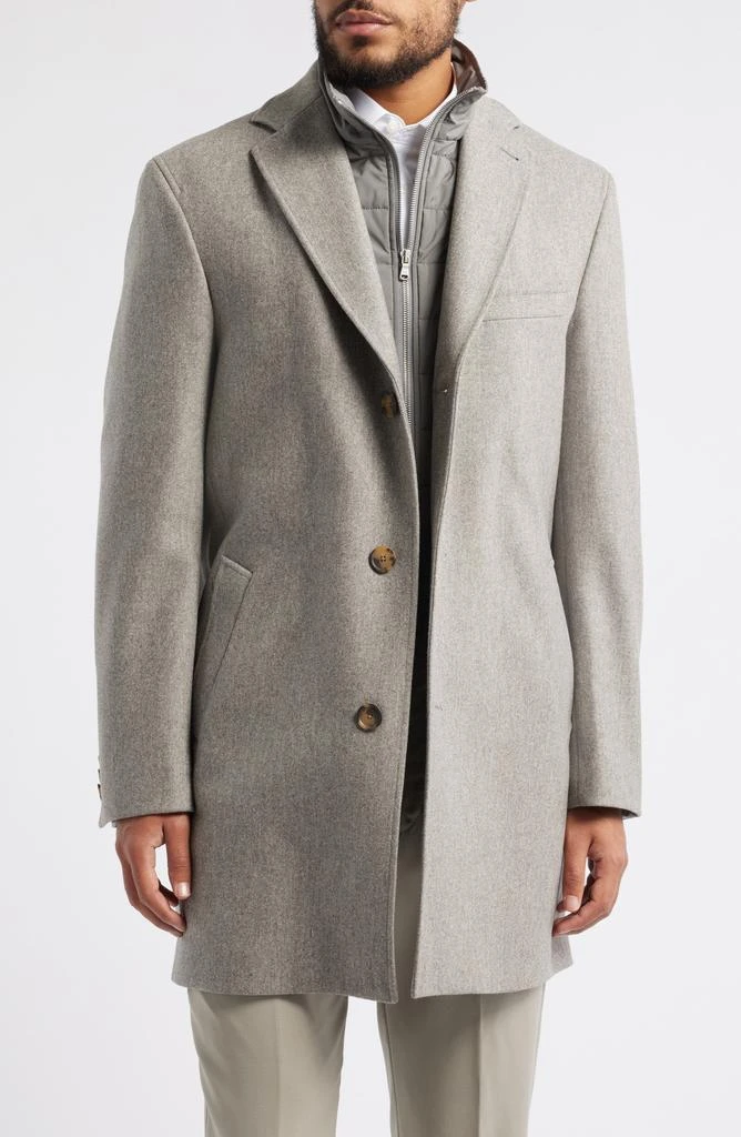 Jack Victor Delroy Wool Topcoat with Removable Bib 1