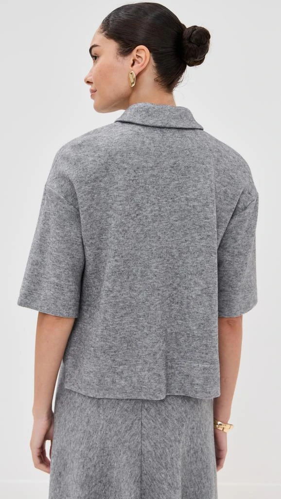ROSETTA GETTY Cropped Oversized Polo 2