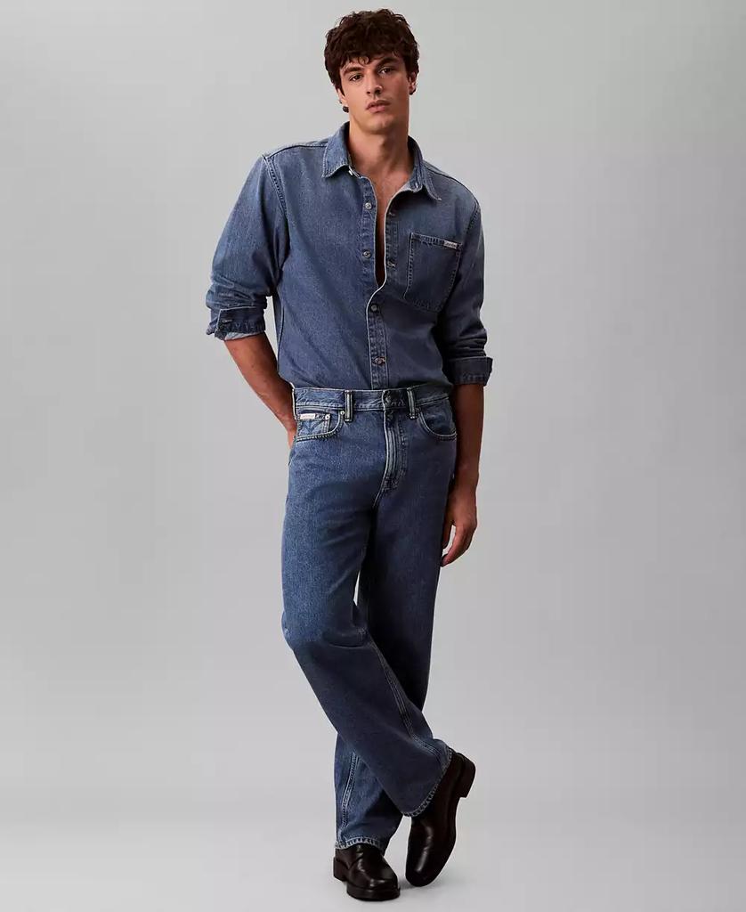 Calvin Klein Men's 90s Mid-Rise Straight Jeans