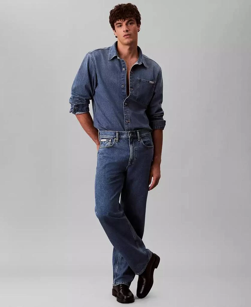 Calvin Klein Men's 90s Mid-Rise Straight Jeans 1
