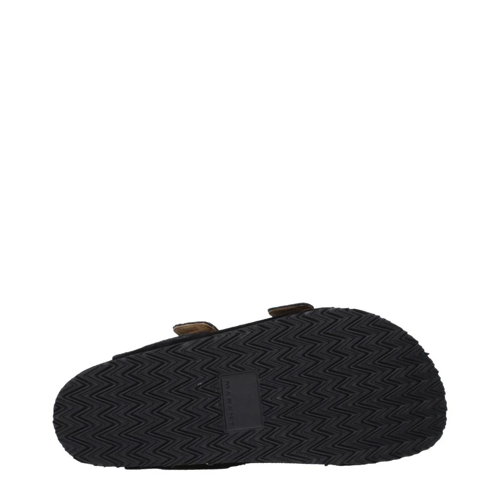 Isabel Marant Isabel Marant Black Leather Slippers 5