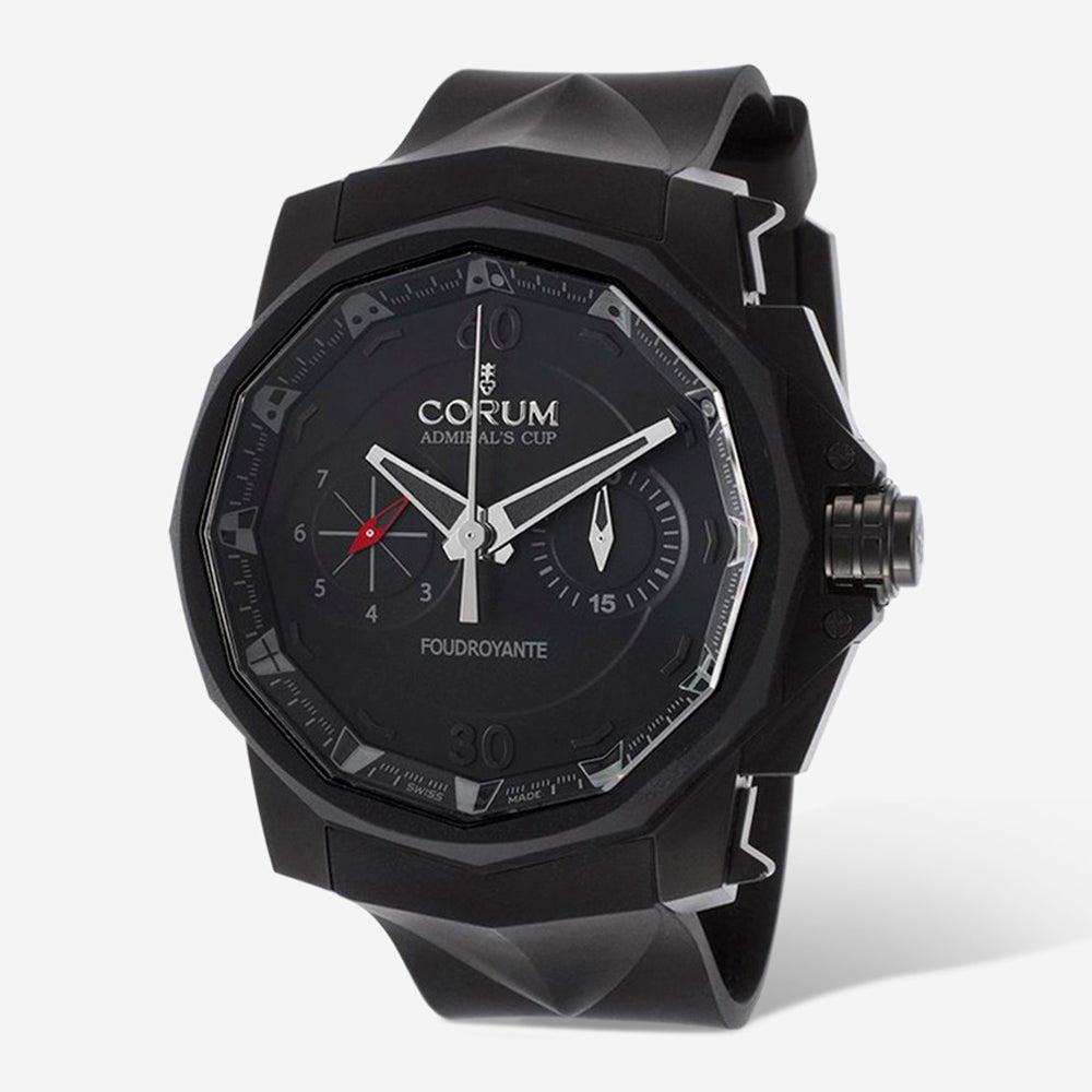 Corum Corum Admiral's Cup 48 Leap Second Foudroyante Titanium Automatic Men's Watch A895/00778