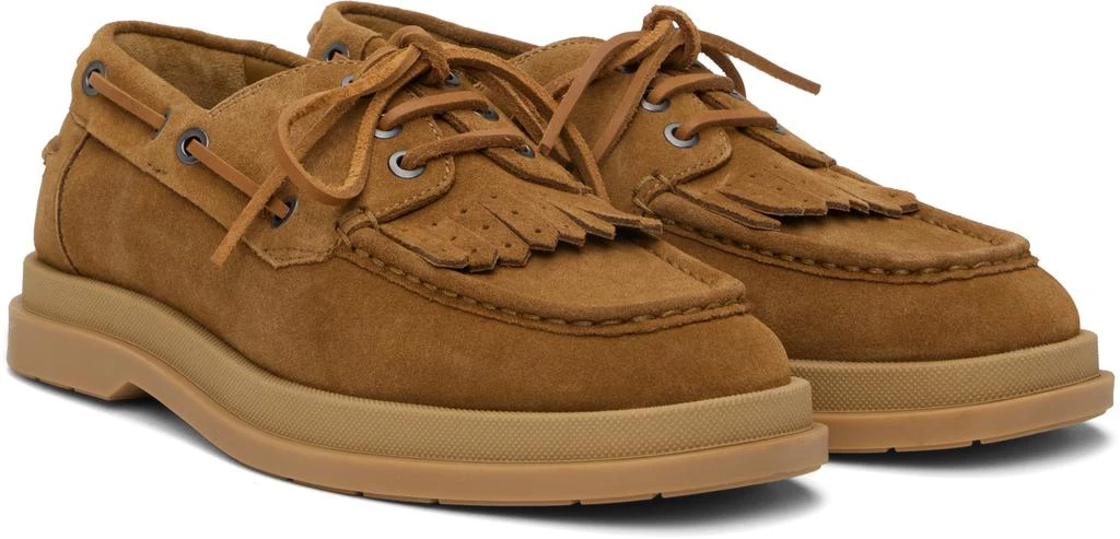 Hugo Boss Tan Suede Boat Shoes 4