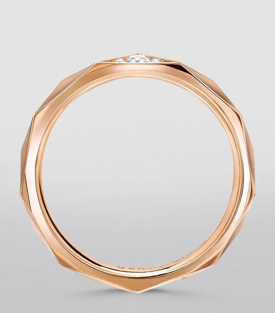 Graff Rose Gold and Diamond Laurence Graff Signature Ring 5