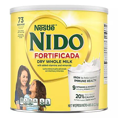 Nestle Nestle NIDO Fortificada Dry Whole Milk Powder, 4.85 lb.