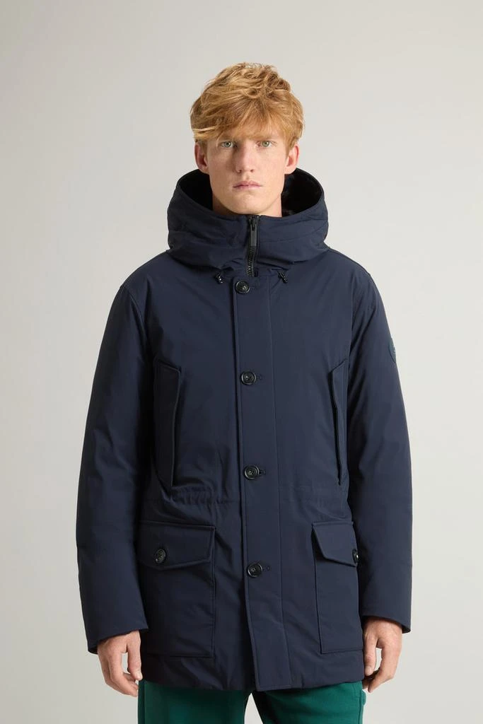 WOOLRICH Arctic Parka in Stretch Nylon - Men - Blue 1