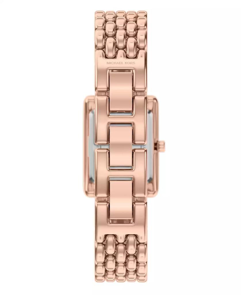 Michael Kors Women's Essex Three-Hand Rose Gold-Tone Stainless Steel Watch, 20mm