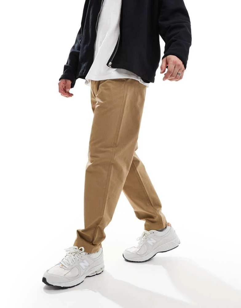 Ben Sherman Ben Sherman ripstop suit trouser in beige 1