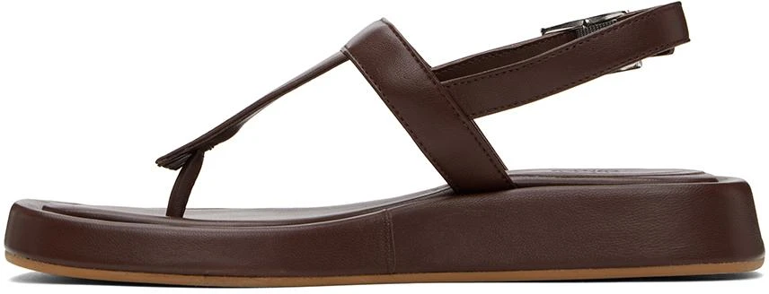GIABORGHINI Brown Lizette Sandals 3