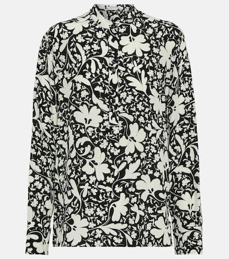 Stella McCartney Printed silk shirt 1