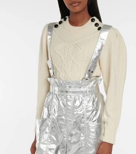 Isabel Marant Ceneklae metallic ski overalls 4