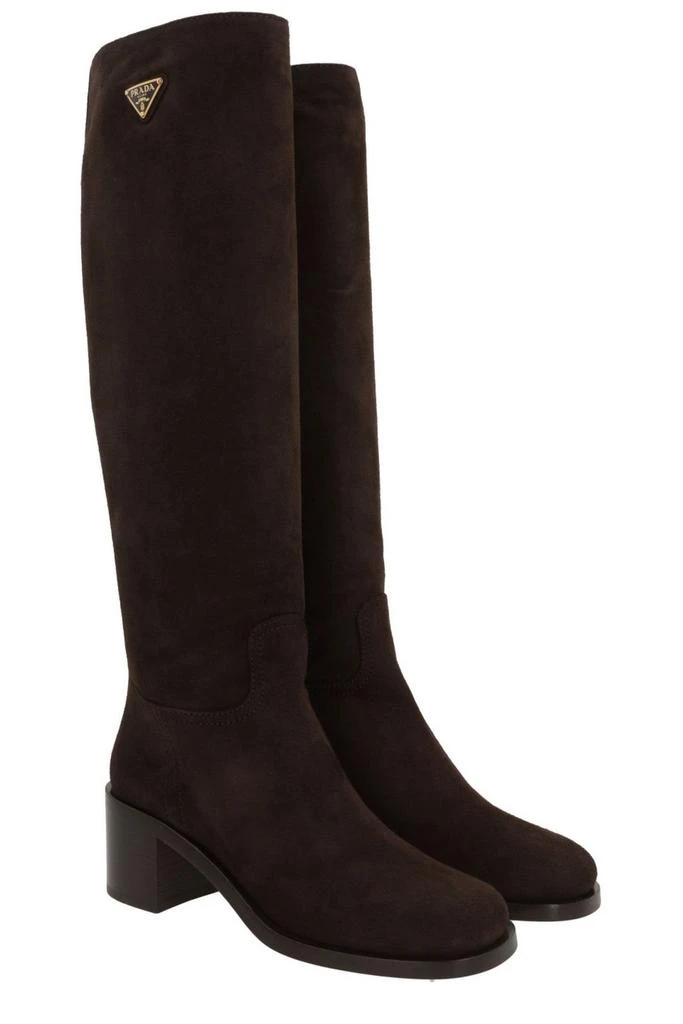 Prada Prada Triangle-Logo Knee-High Boots 2