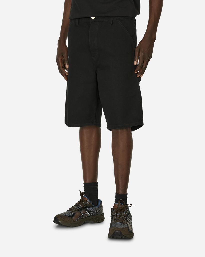 パンツ Carhartt Singleknee Shorts Pants Black CARHARTT WIP - Single Knee Short Dearborn Canvas Noir – suuupply
