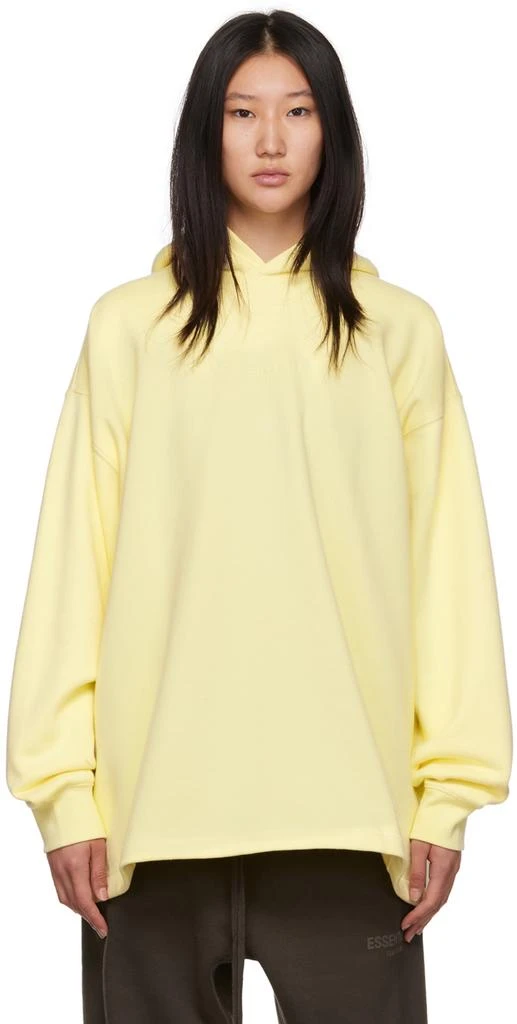 Fear of God ESSENTIALS Yellow Relaxed Hoodie 1