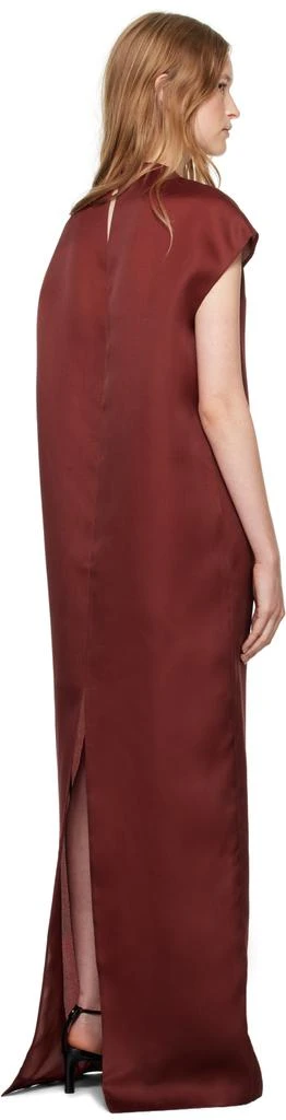 Khaite Burgundy Lohan Maxi Dress 3